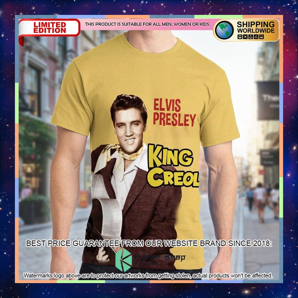 Elvis Presley King Creole Album T Shirt 5 elvis presley king creole album t shirt 1 725