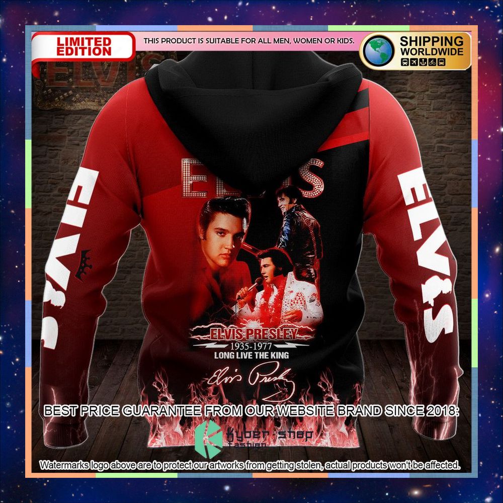 Elvis Presley Long Live The King 3D Shirt, Hoodie 14 elvis presley long live the king 3d shirt hoodie 2 846