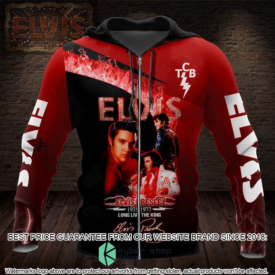 Elvis Presley Long Live The King 3D Shirt, Hoodie 3 elvis presley long live the king 3d shirt hoodie 3 743