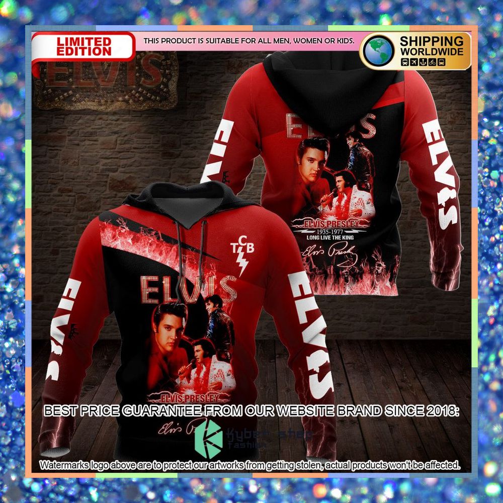 Elvis Presley Long Live The King 3D Shirt, Hoodie 10 elvis presley long live the king 3d shirt hoodie 4 200