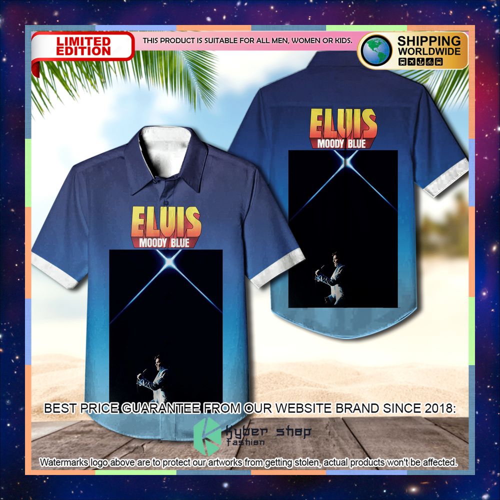 Elvis Presley Moody Blue Album Hawaiian Shirt 3 elvis presley moody blue album hawaiian shirt 1 258