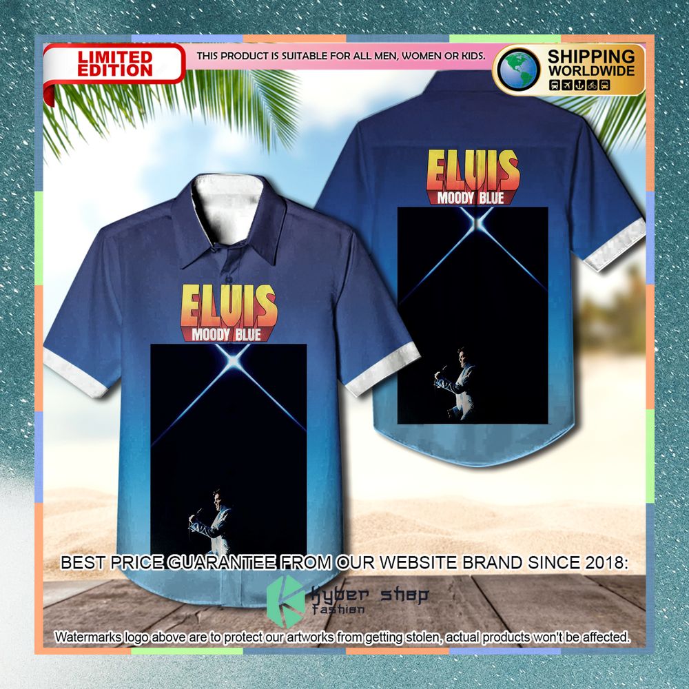 elvis presley moody blue album hawaiian shirt 1 513