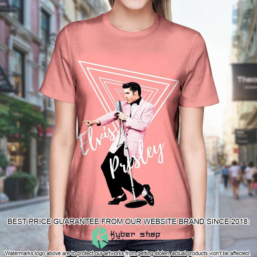 elvis presley pink t shirt 1 88