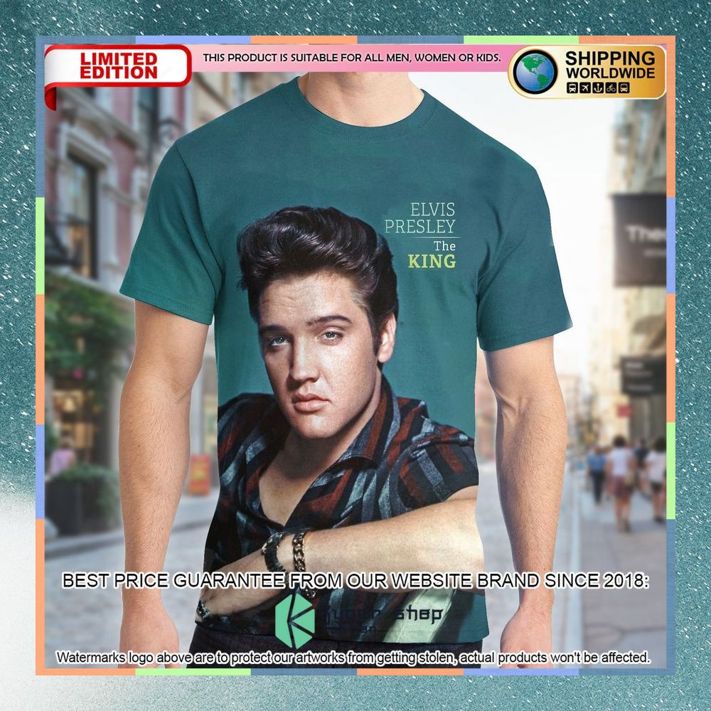 Elvis Presley The King Album T Shirt 3 elvis presley the king album t shirt 1 124