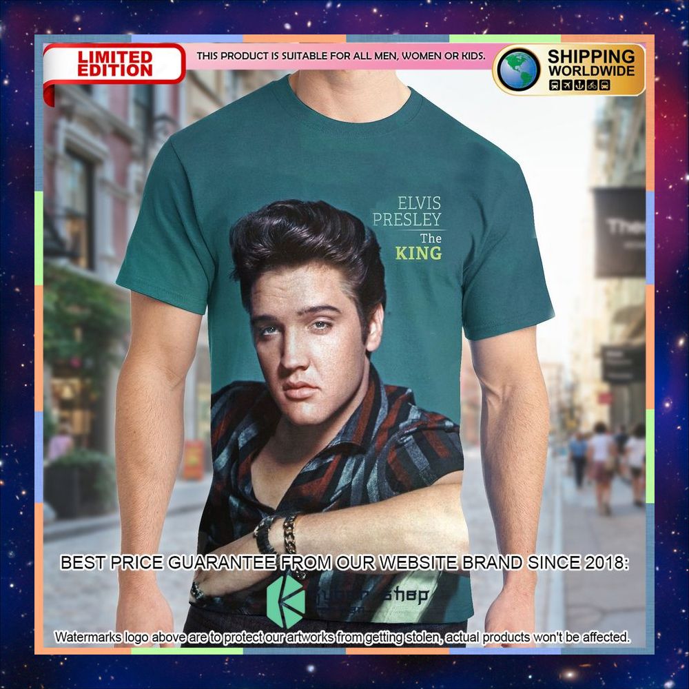 Elvis Presley The King Album T Shirt 5 elvis presley the king album t shirt 1 700