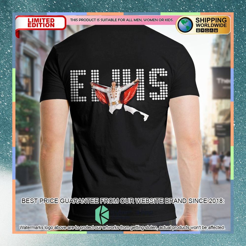 Elvis Presley The King Black T Shirt 4 elvis presley the king black t shirt 2 114
