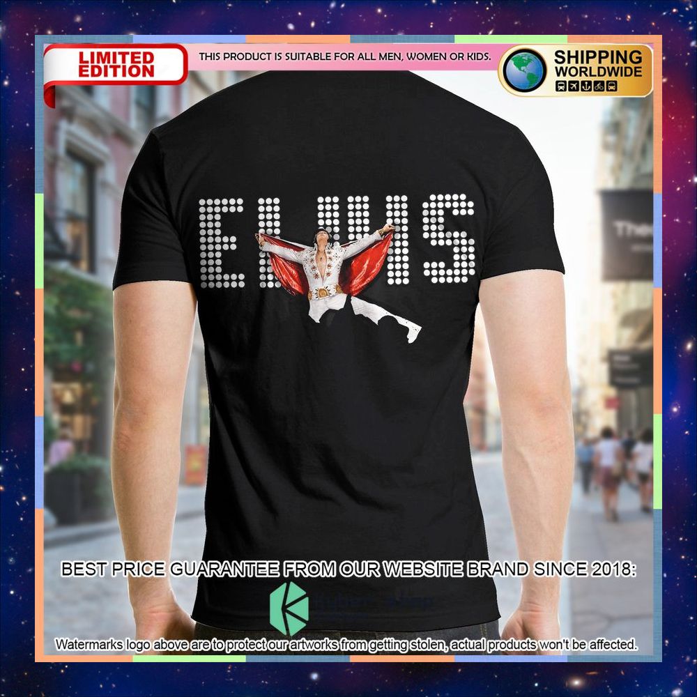 Elvis Presley The King Black T Shirt 6 elvis presley the king black t shirt 2 261