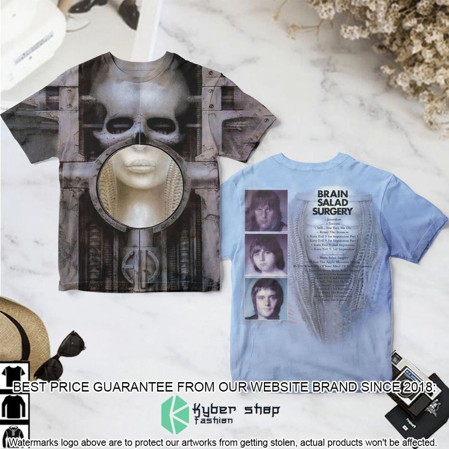 emerson lake palmer brain salad surgery album t shirt 1 455