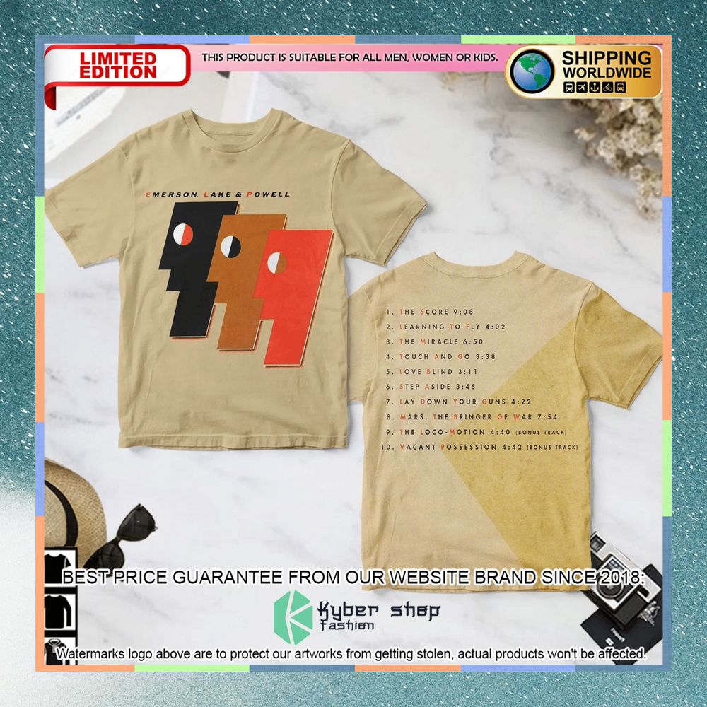 emerson lake powell album t shirt 1 911