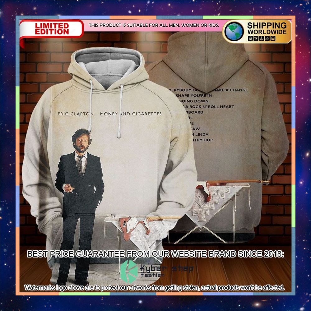 Eric Clapton Honey And Cigarrette Album T Shirt 8 eric clapton honey and cigarrette album t shirt 2 727