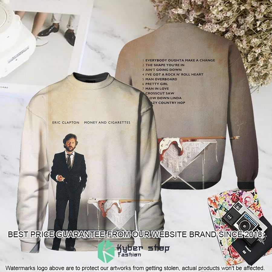 Eric Clapton Honey And Cigarrette Album T Shirt 3 eric clapton honey and cigarrette album t shirt 3 453