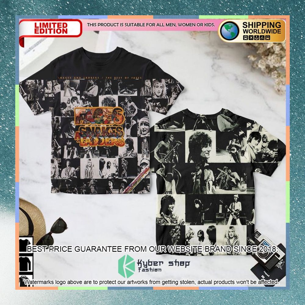 faces band snake n ladders album t shirt 1 807