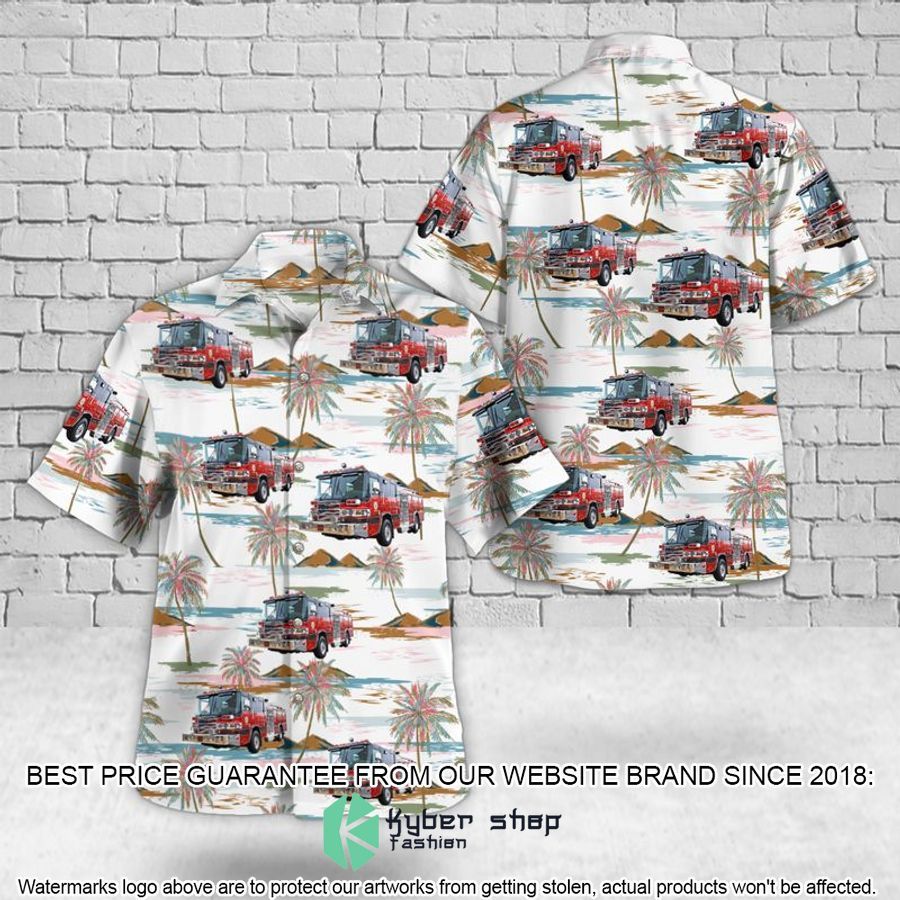 Fairfield California Fairfield Fire Department Hawaiian Shirt
