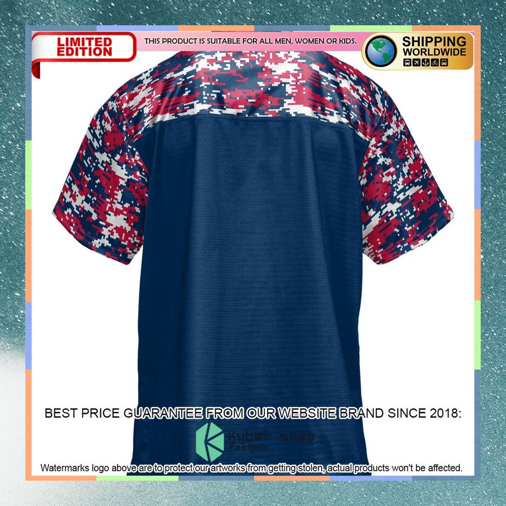 FAU Owls Navy Football Jersey 7 FAU Owls Navy Football Jersey word3