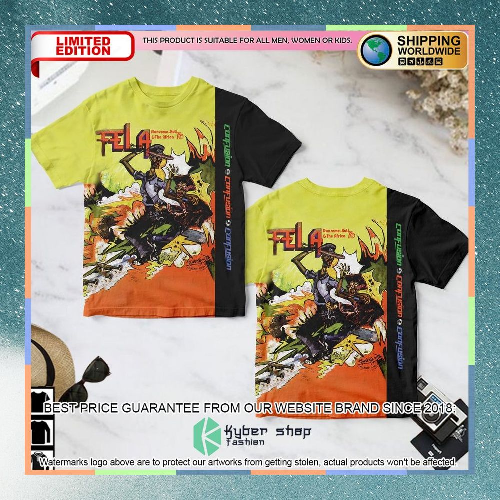 fela kuti confusion album t shirt 1 808