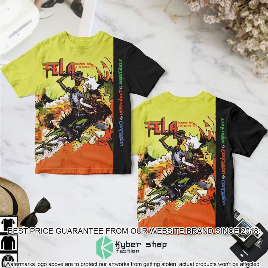 fela kuti confusion album t shirt 1 92
