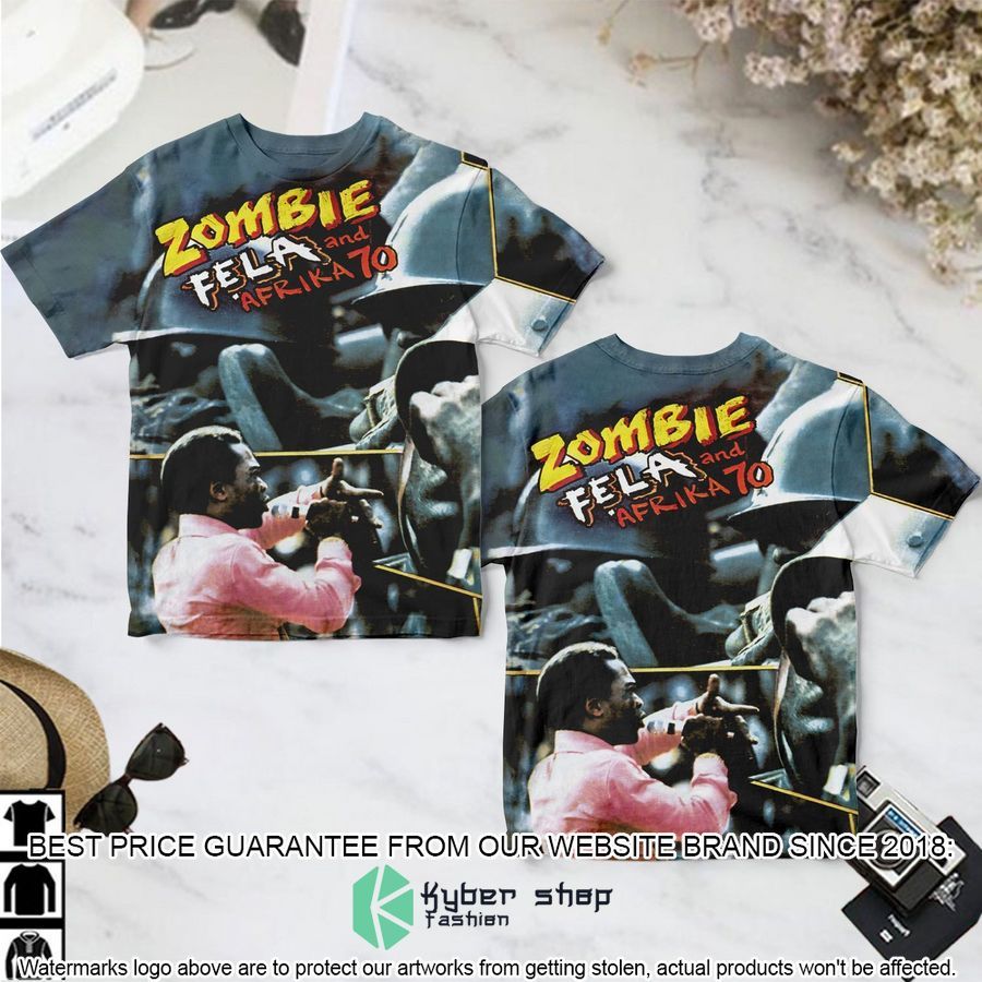 fela kuti zombie album t shirt 1 462