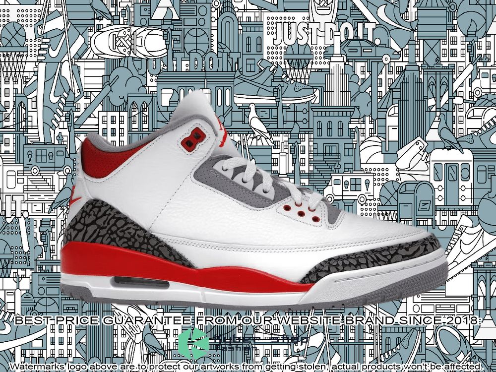 Fire Red 2022 Air Jordan 3 Retro word1
