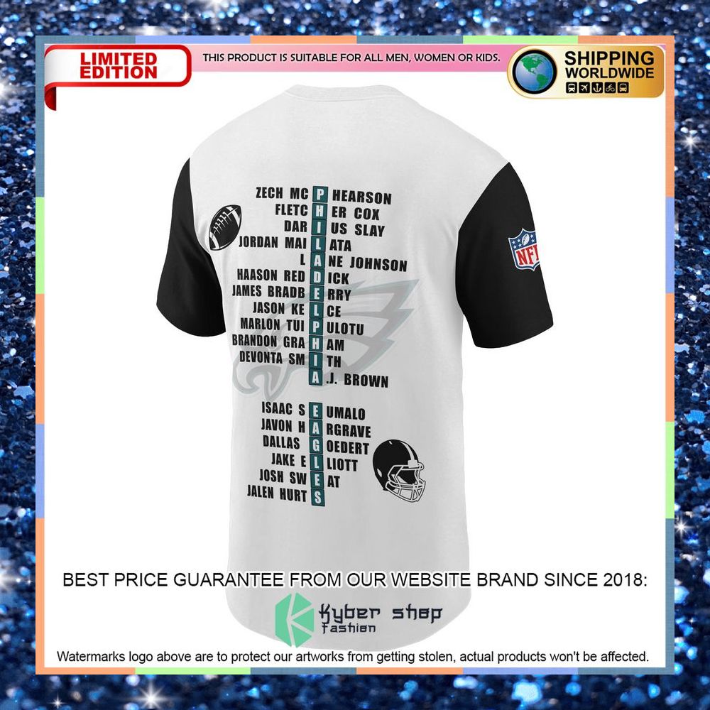 Fly Eagles fly Philadelphia Eagles champions players 2022 Football Jersey 6 Fly Eagles fly Philadelphia Eagles champions players 2022 Football Jersey word2
