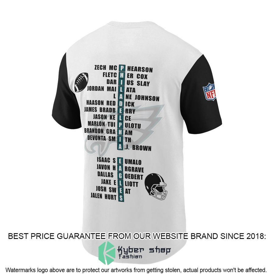 Fly Eagles fly Philadelphia Eagles champions players 2022 Football Jersey 3 Fly Eagles fly Philadelphia Eagles champions players 2022 Football Jersey word2