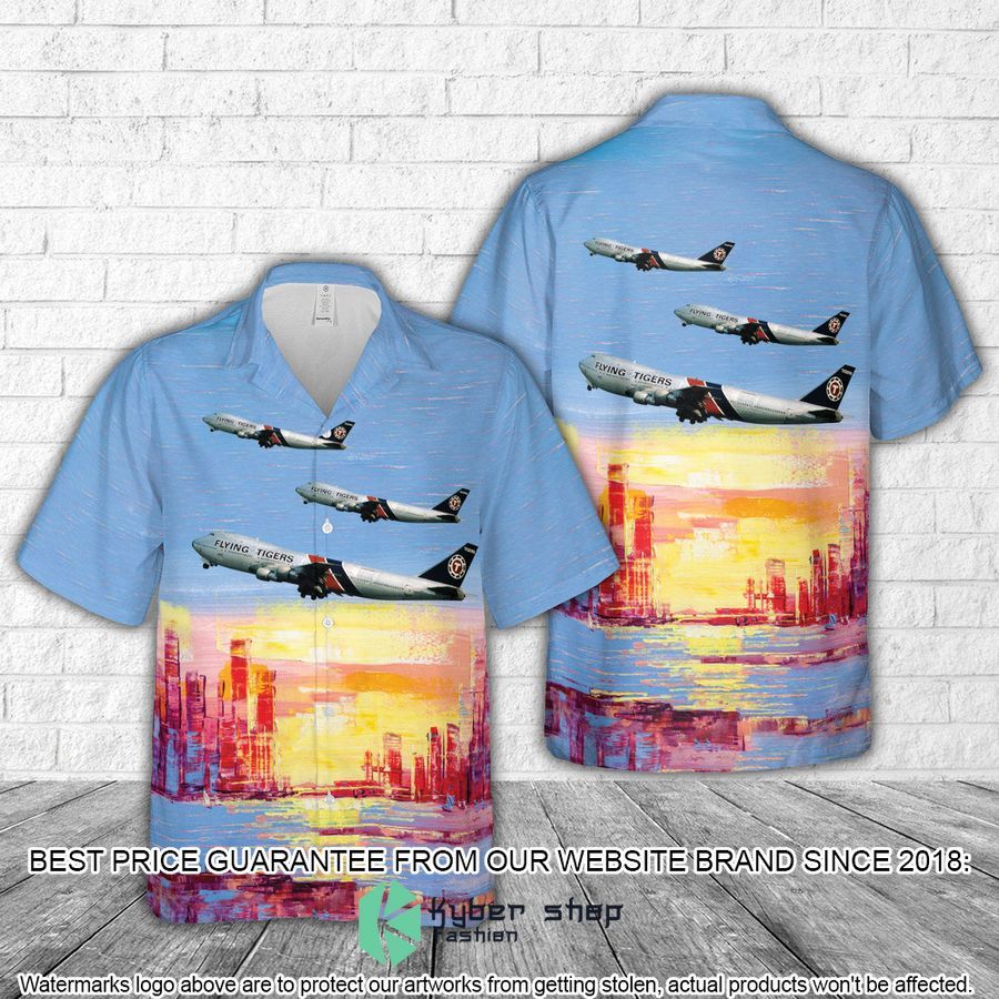Flying Tiger Line Boeing 747-249F N807FT (c n 21828) Hawaiian Shirt