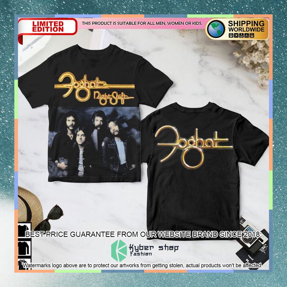 foghat band night shift album t shirt 1 850
