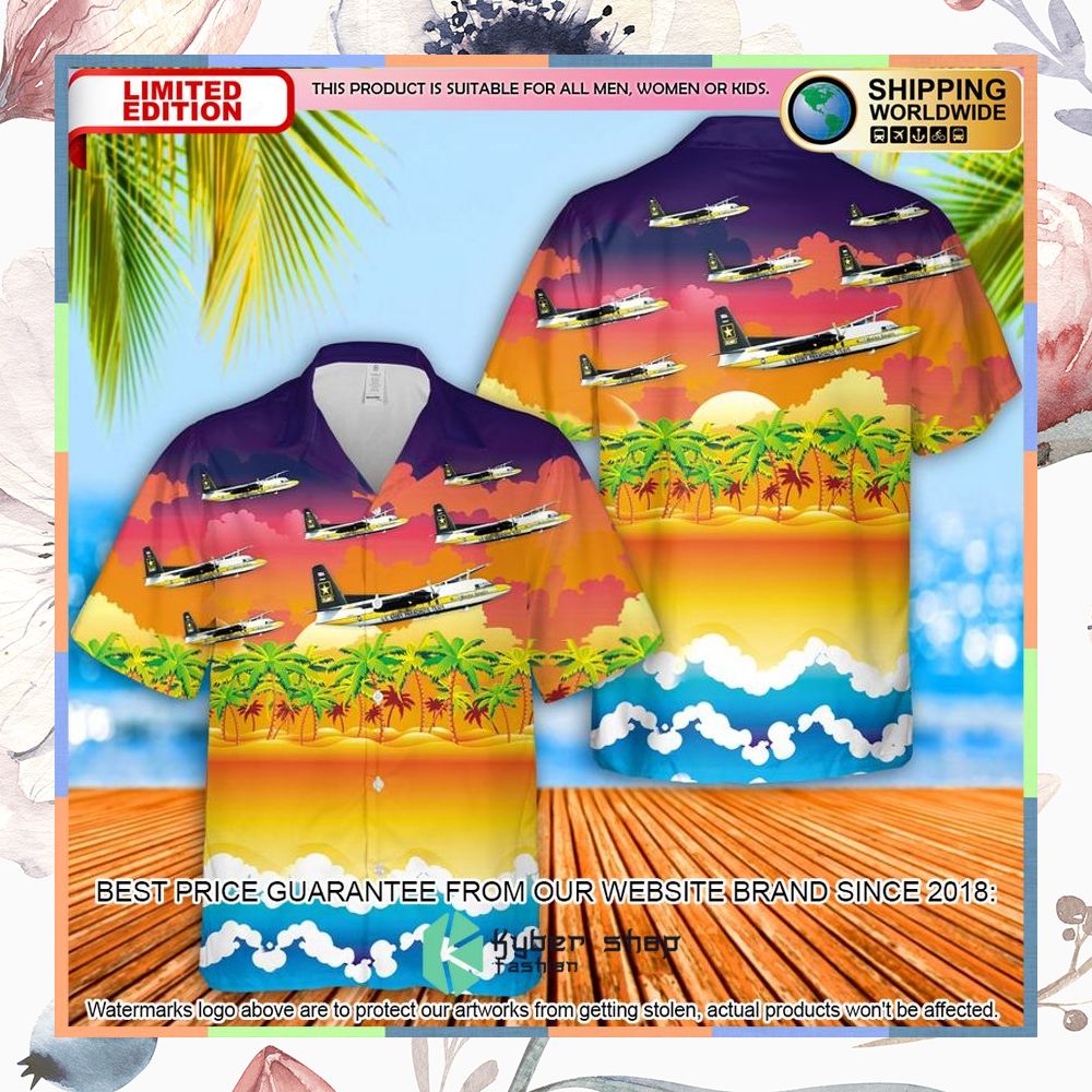 Fokker F27 Friendship Of The US Army Golden Knights Hawaiian Shirt 3 Fokker F27 Friendship Of The US Army Golden Knights Hawaiian Shirt word3