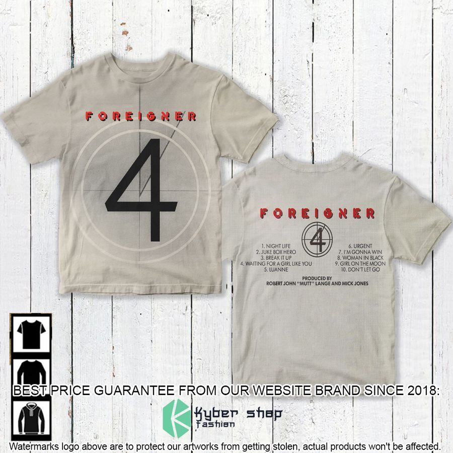 foreigner band 4 album t shirt 1 563
