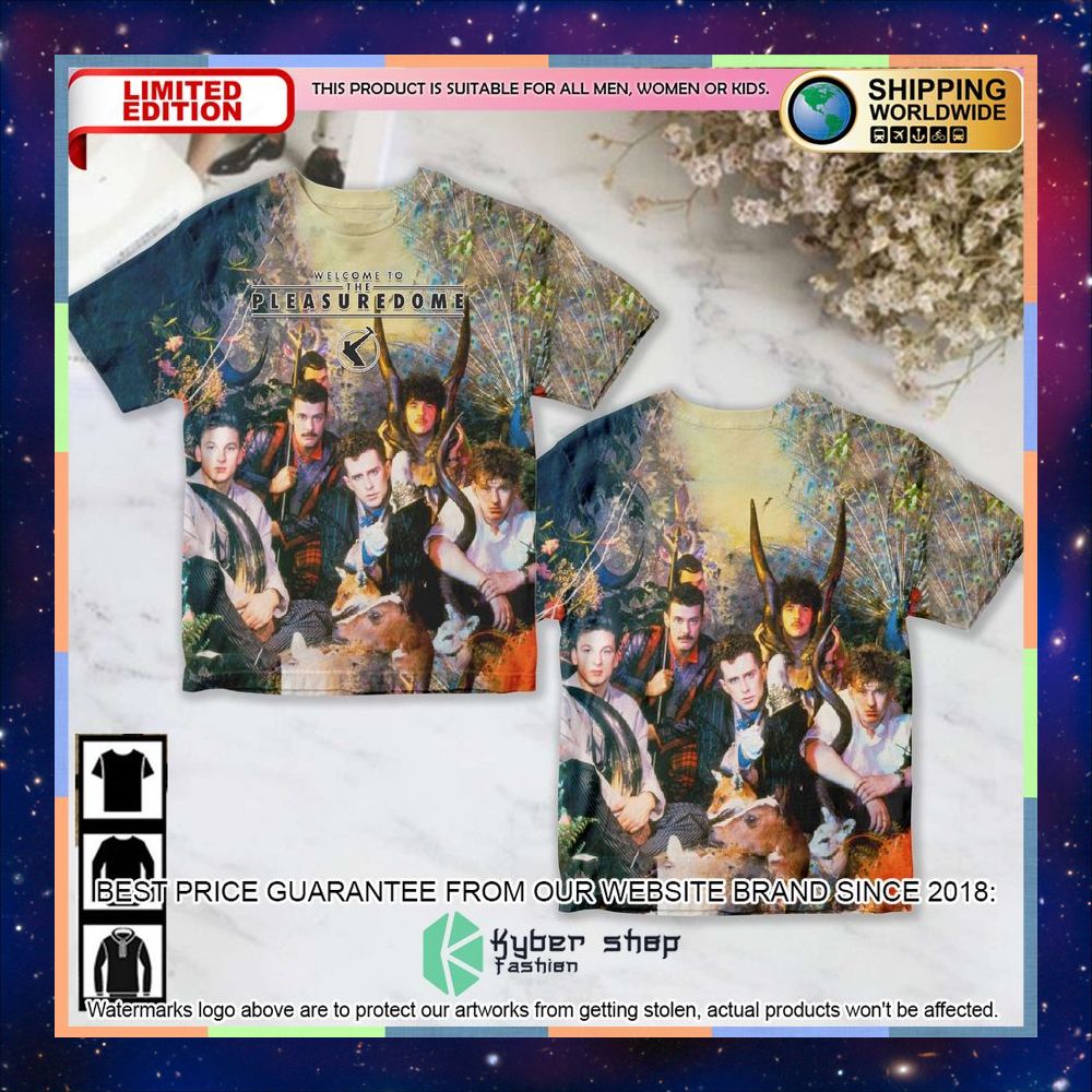 Frankie Goes To Hollywood Welcome To Pleasure Dome Album T Shirt 3 frankie goes to hollywood welcome to pleasure dome album t shirt 1 677
