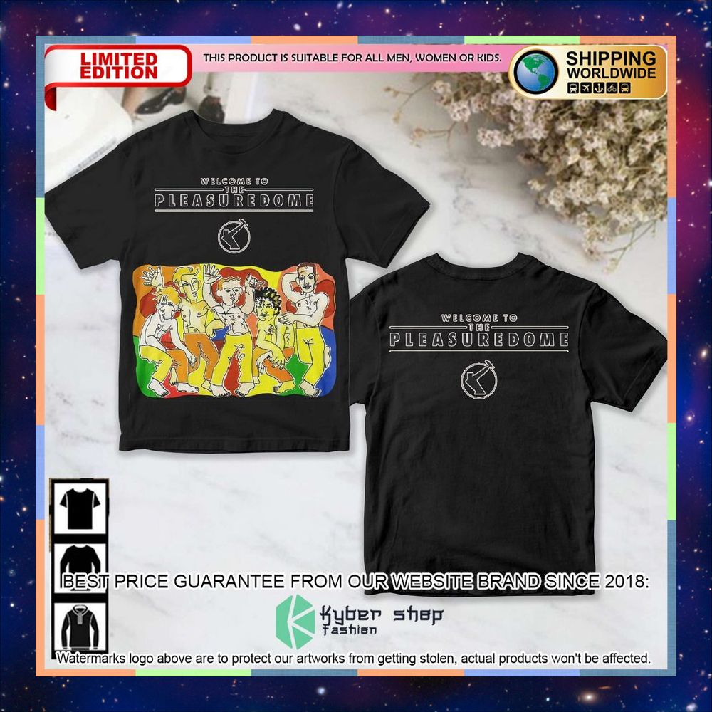 Frankie Goes To Hollywood Welcome To Pleasuredome Album T Shirt 3 frankie goes to hollywood welcome to pleasuredome album t shirt 1 703