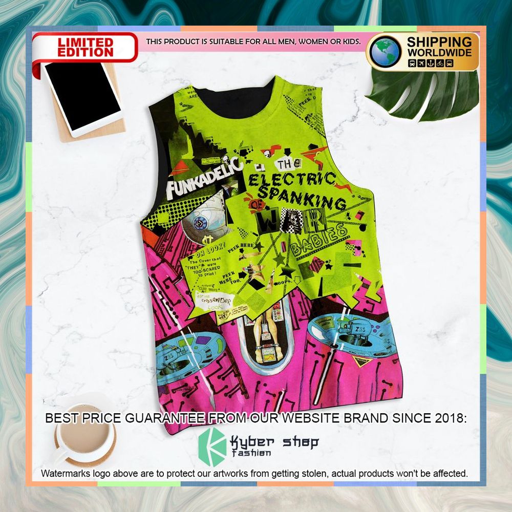 Funkadelic The Electric Spanking Of War Babies Album Tank Top 3 funkadelic the electric spanking of war babies album tank top 1 535