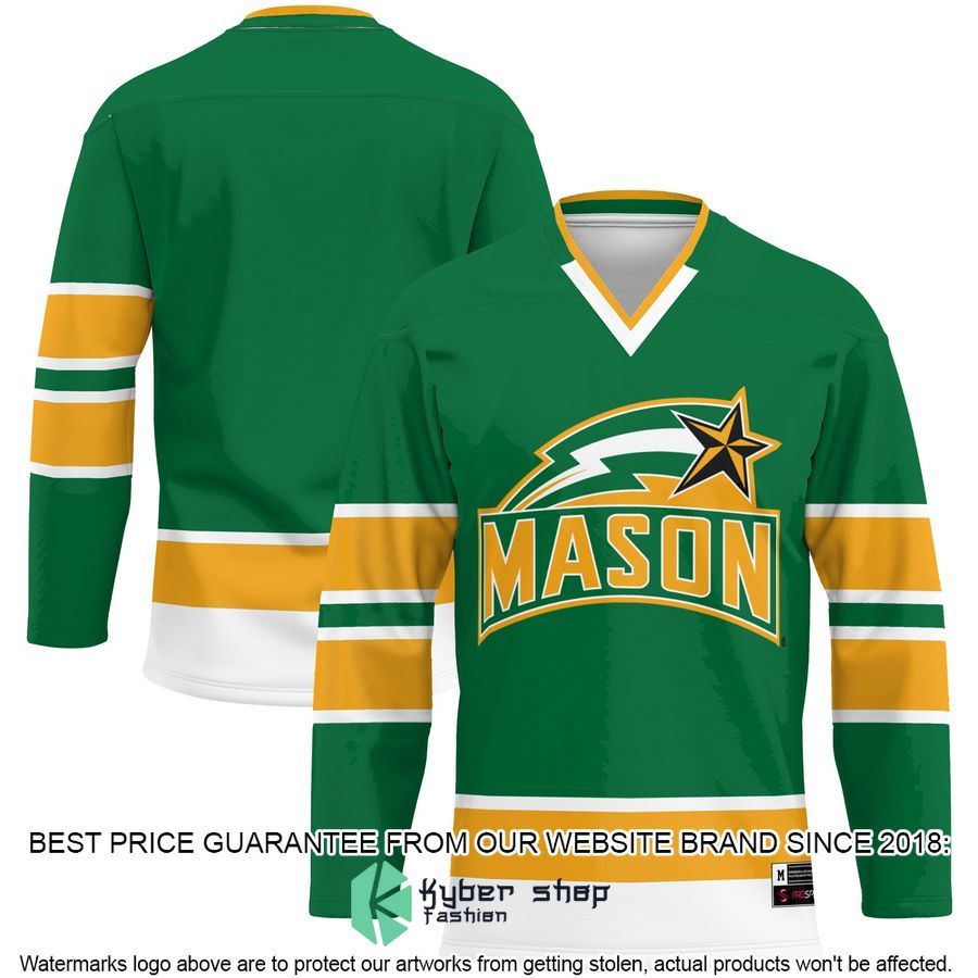 George Mason Patriots Green Hockey Jersey