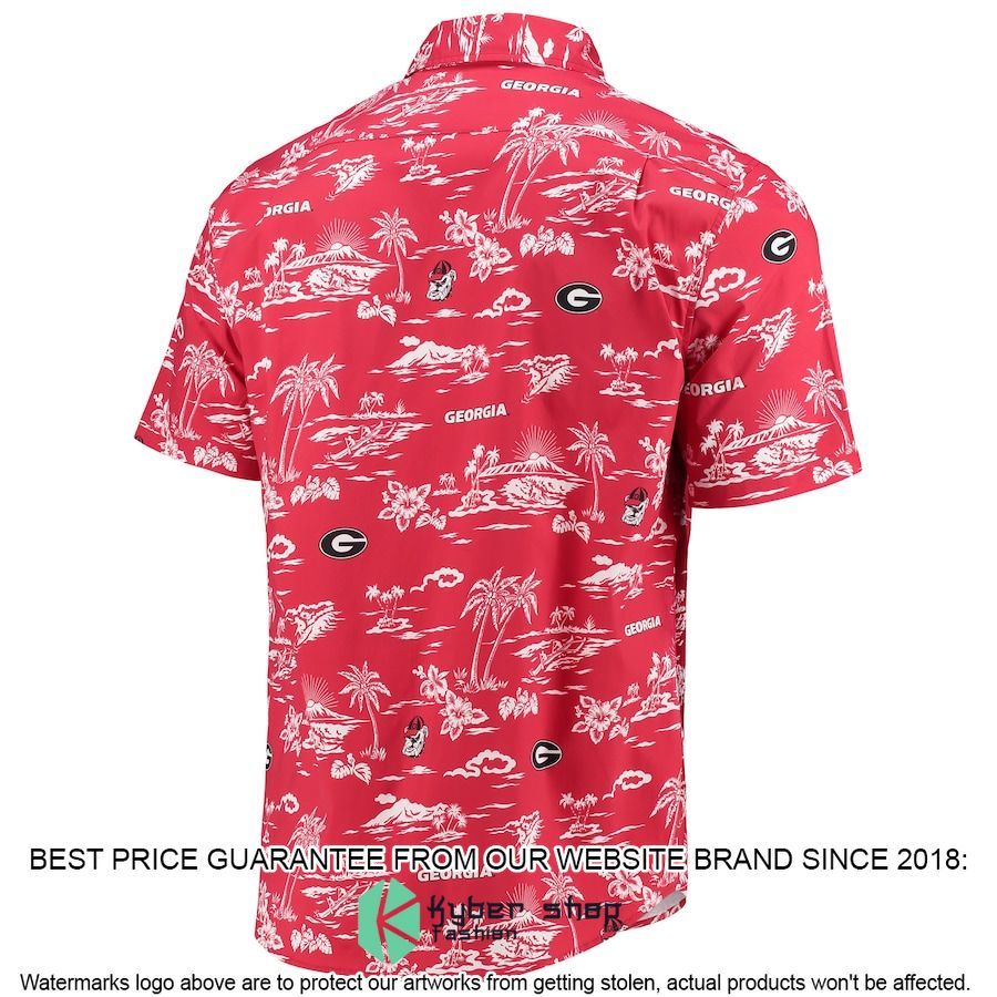 Georgia Bulldogs Reyn Spooner Classic Red Hawaiian Shirt 3 Georgia Bulldogs Reyn Spooner Classic Red Hawaiian Shirt word2