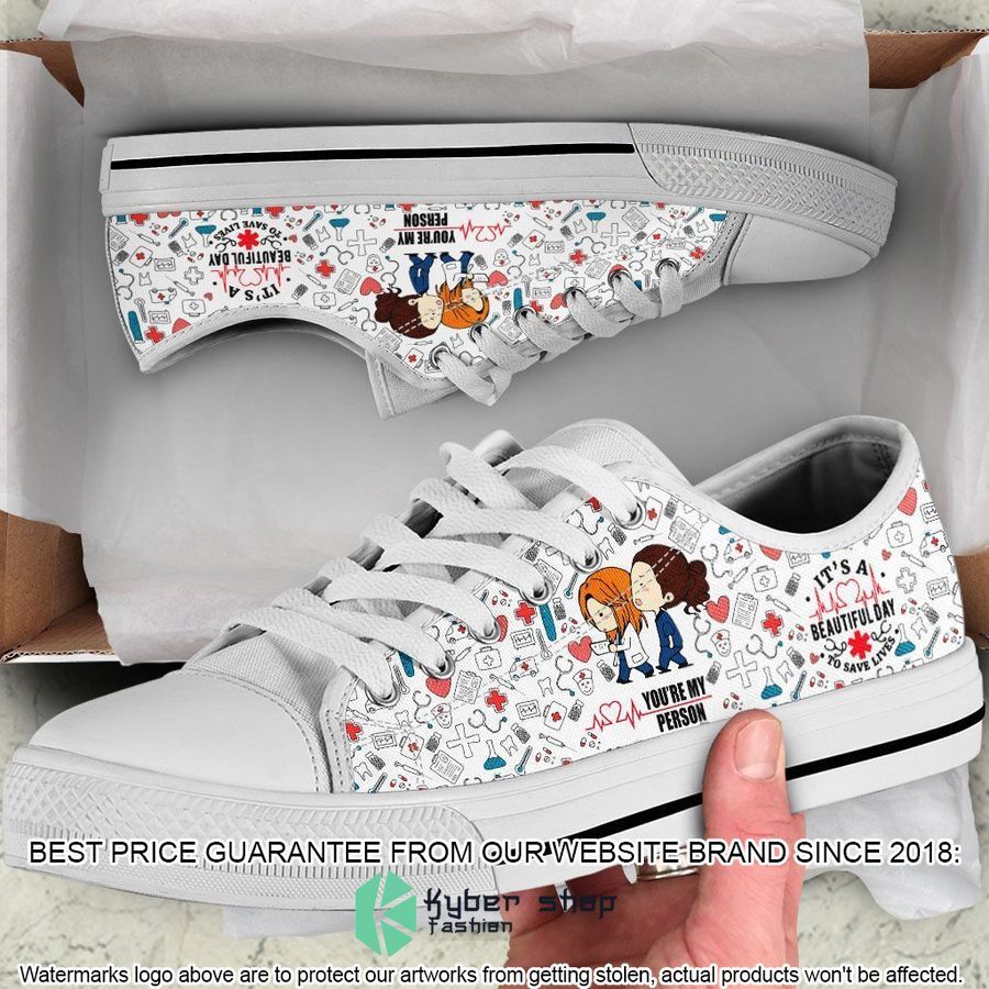 Grey's Anatomy Canvas Low Top Shoes
