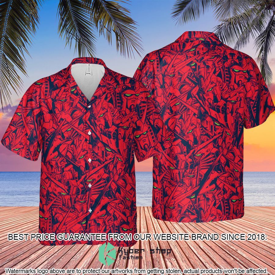 Gundam Camo Magenta Gundam Hawaiian Shirt 4 Gundam Camo Magenta Gundam Hawaiian Shirt word2