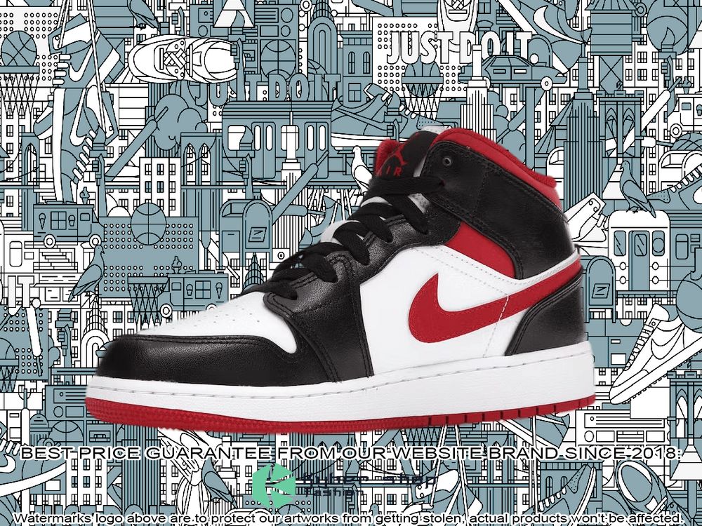 Gym Black Red White Air Jordan 1 Mid 3 Gym Black Red White Air Jordan 1 Mid word1