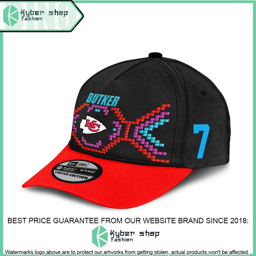 harrison butker 7 kansas city chiefs super bowl lvii tarmac cap 2 184