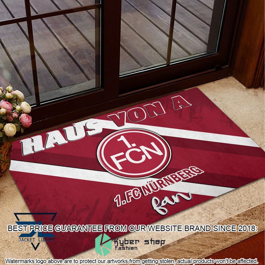 Haus Von A 1. FC Nurnberg Fan Doormat word2