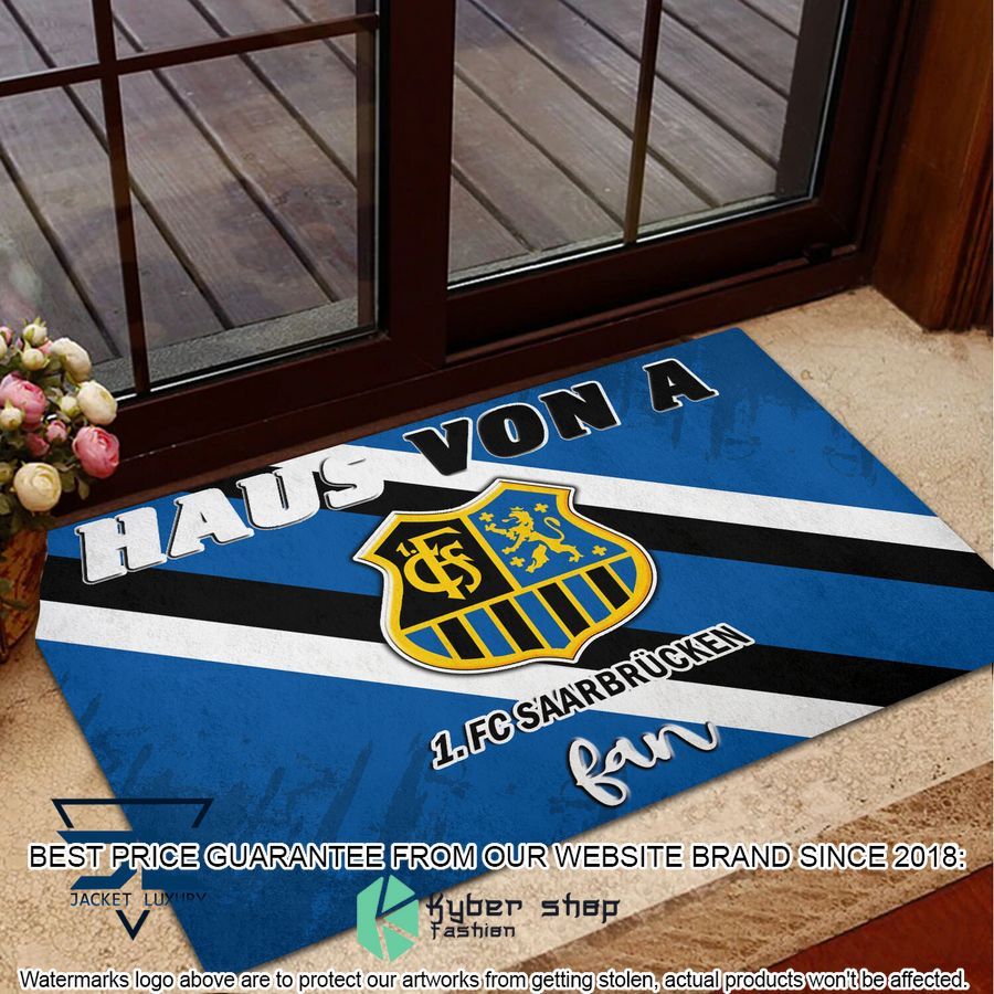 Haus Von A 1. FC Saarbrucken Fan Doormat