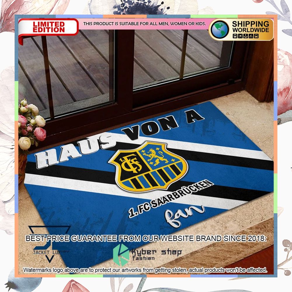 Haus Von A 1. FC Saarbrucken Fan Doormat 4 Haus Von A 1. FC Saarbrucken Fan Doormat word3