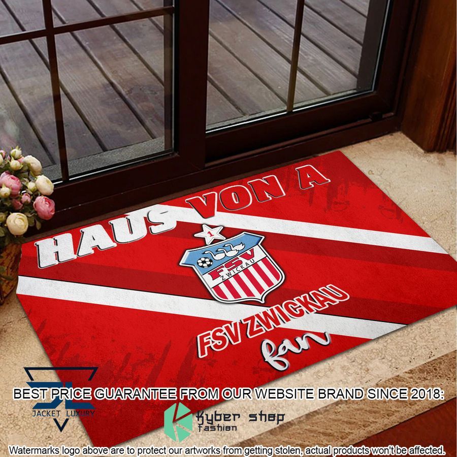 Haus Von A FSV Zwickau Fan Doormat