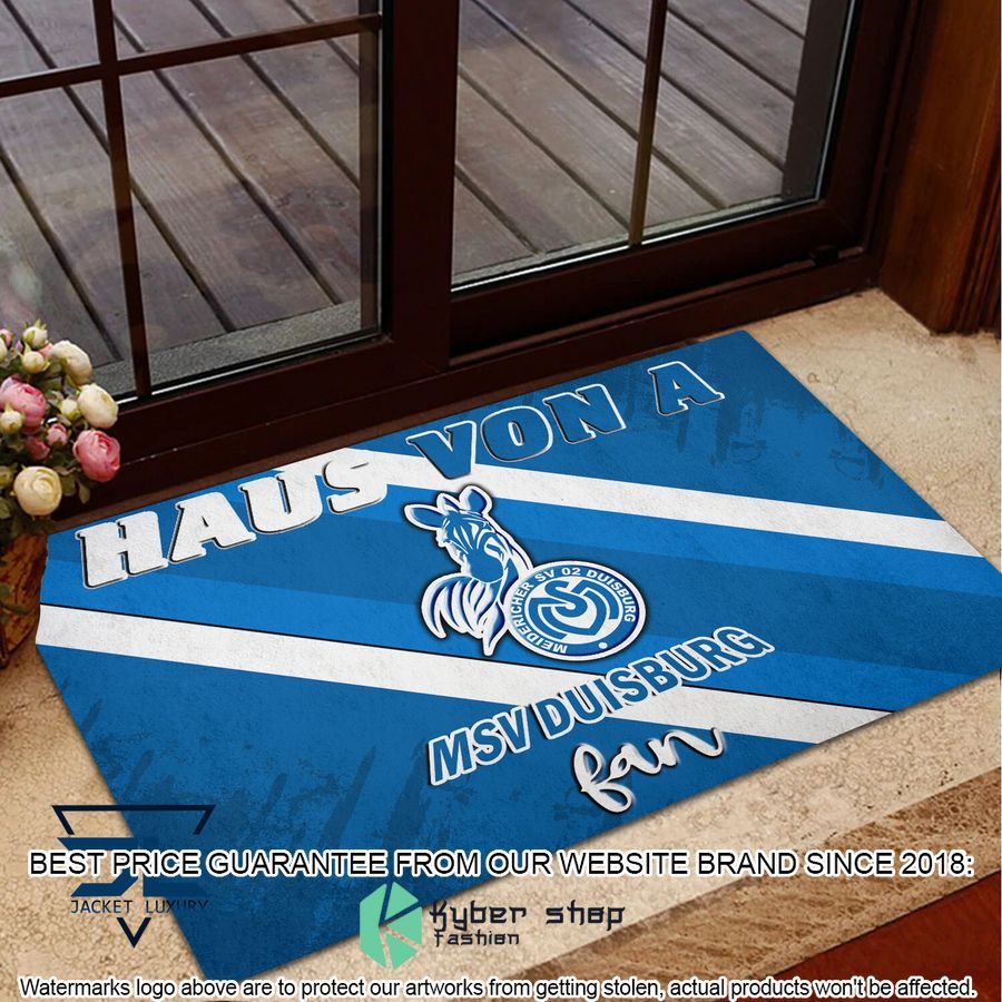 Haus Von A MSV Duisburg Fan Doormat