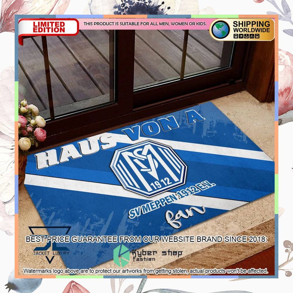 Haus Von A SV Meppen Fan Doormat 4 Haus Von A SV Meppen Fan Doormat word3