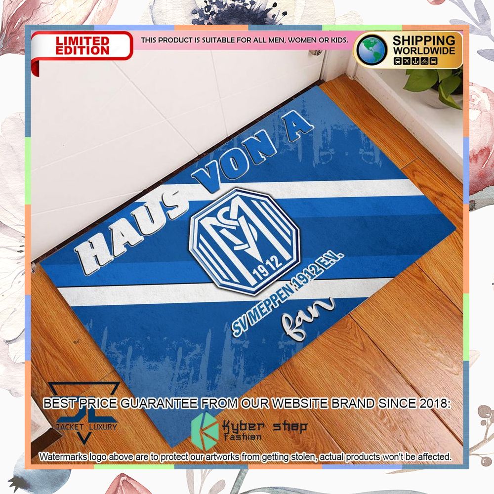 Haus Von A SV Meppen Fan Doormat 6 Haus Von A SV Meppen Fan Doormat word3