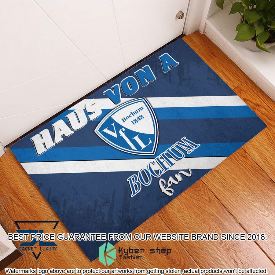 Haus Von A VfL Bochum Fan Doormat 3 Haus Von A VfL Bochum Fan Doormat word2