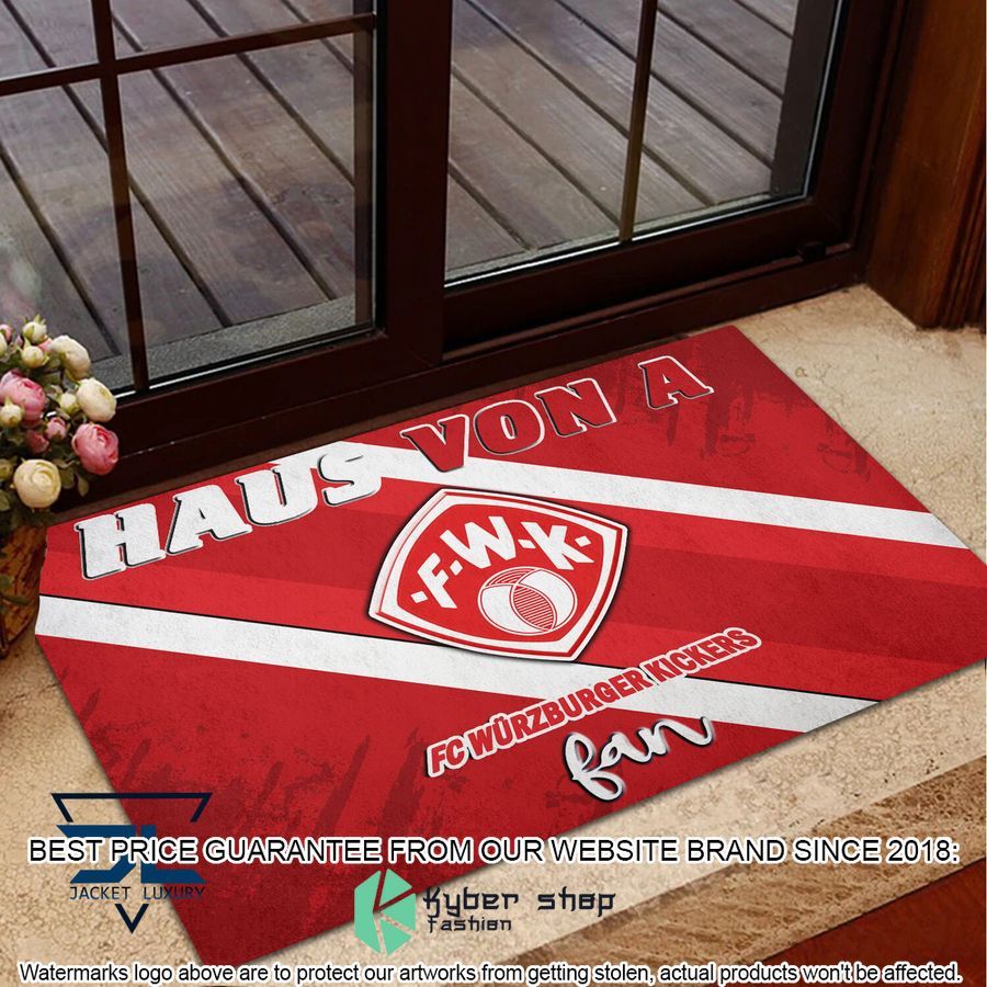 Haus Von A Wurzburger Kickers Fan Doormat