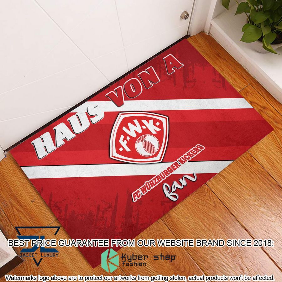 Haus Von A Wurzburger Kickers Fan Doormat 3 Haus Von A Wurzburger Kickers Fan Doormat word1