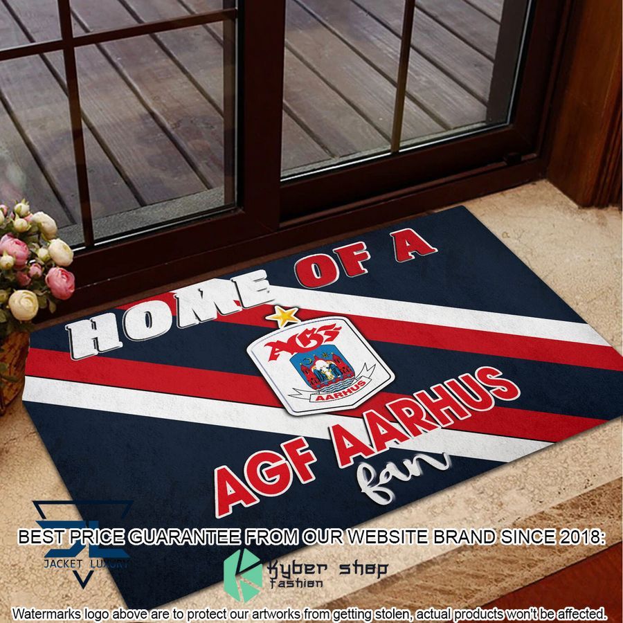 Home Of A AGF Fodbold Fan Doormat word1