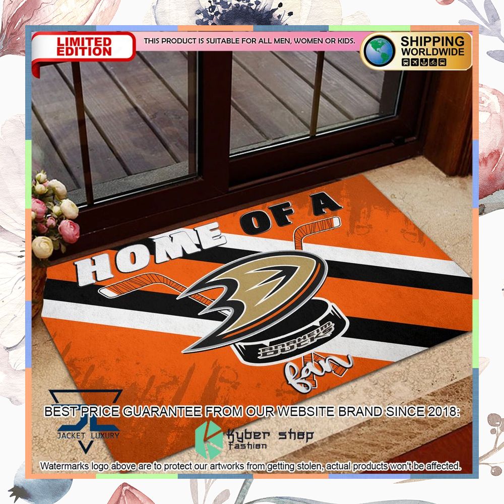 Home Of A Anaheim Ducks Fan Doormat 3 Home Of A Anaheim Ducks Fan Doormat word1