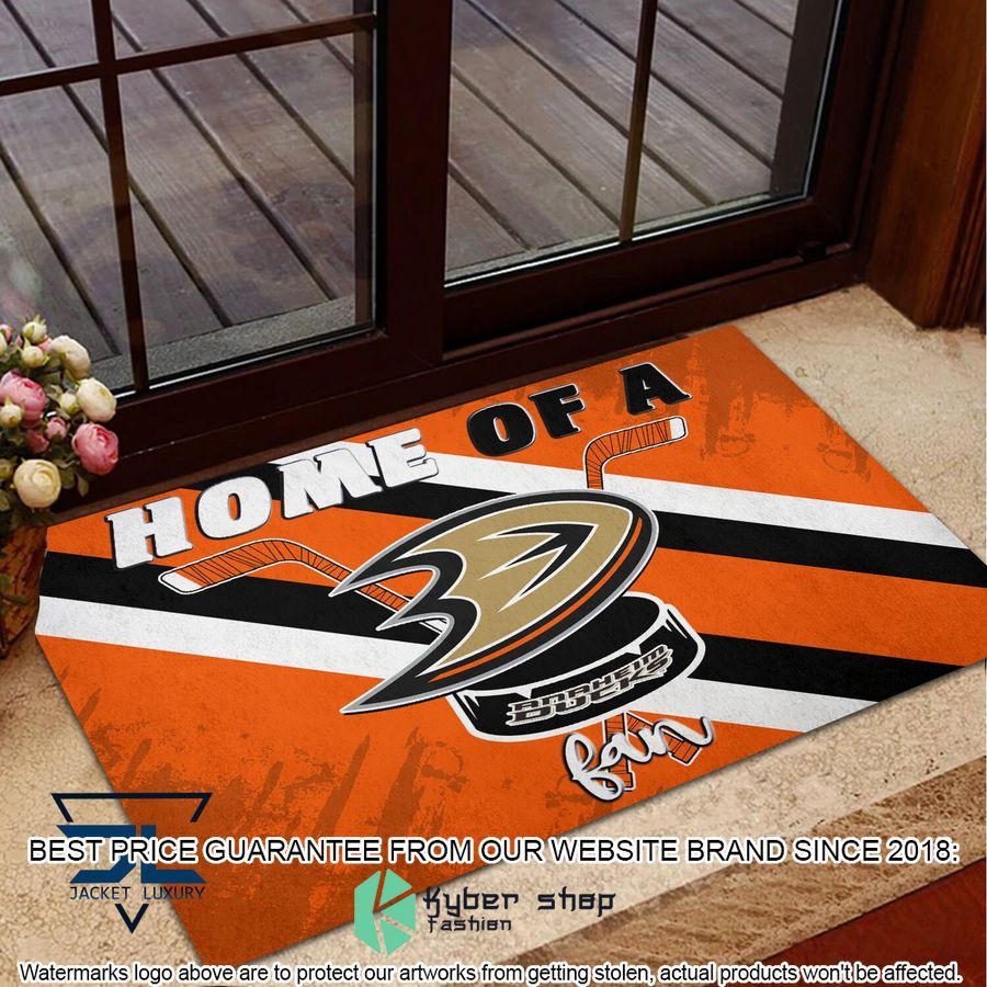 Home Of A Anaheim Ducks Fan Doormat